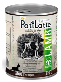 Pati Latte Premium Tahılsız Kuzu Etli Yetişkin 415 gr Köpek Maması kullananlar yorumlar